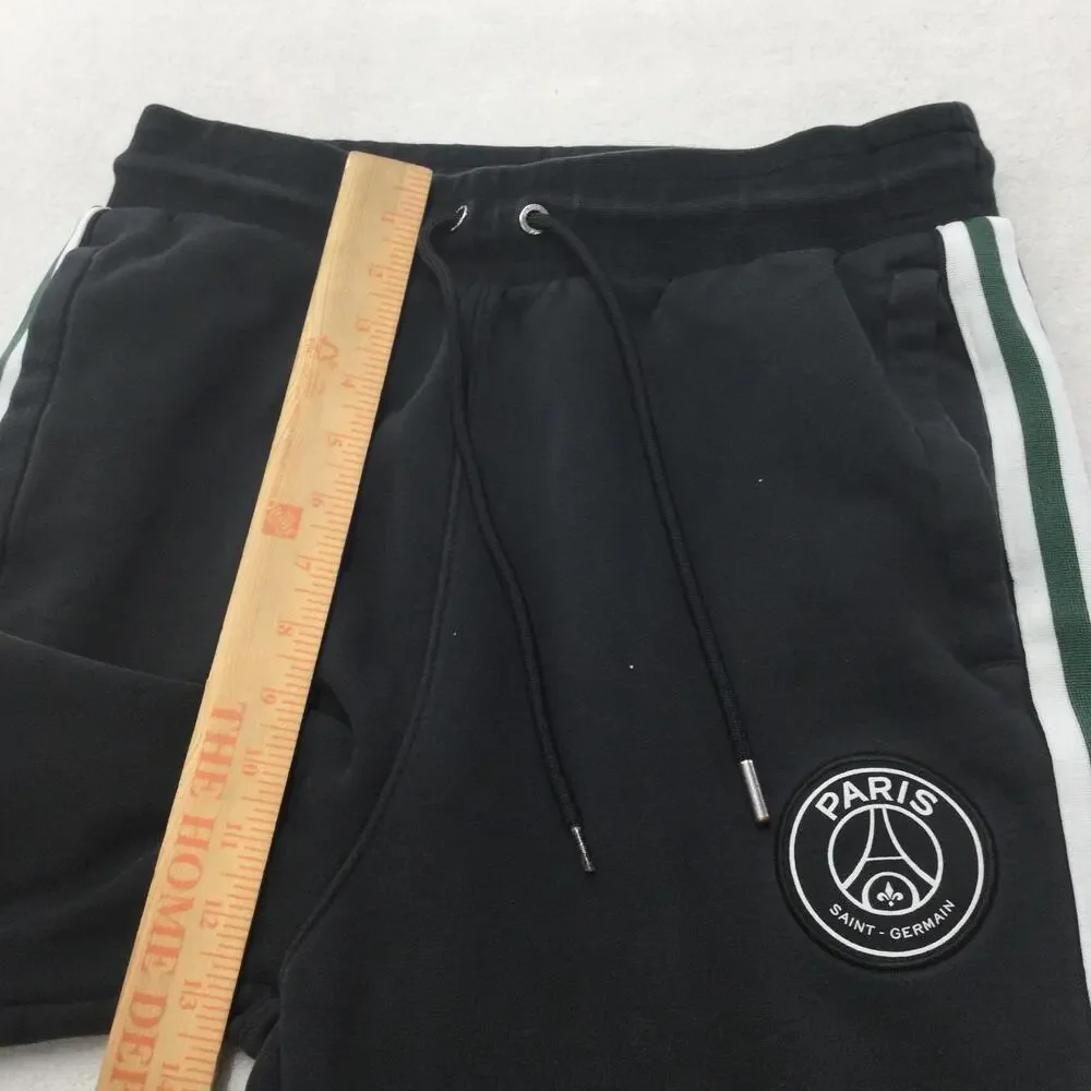 Paris Saint-Germain Pants Mens Medium Black Soccer Nike Jordan Track Jogger